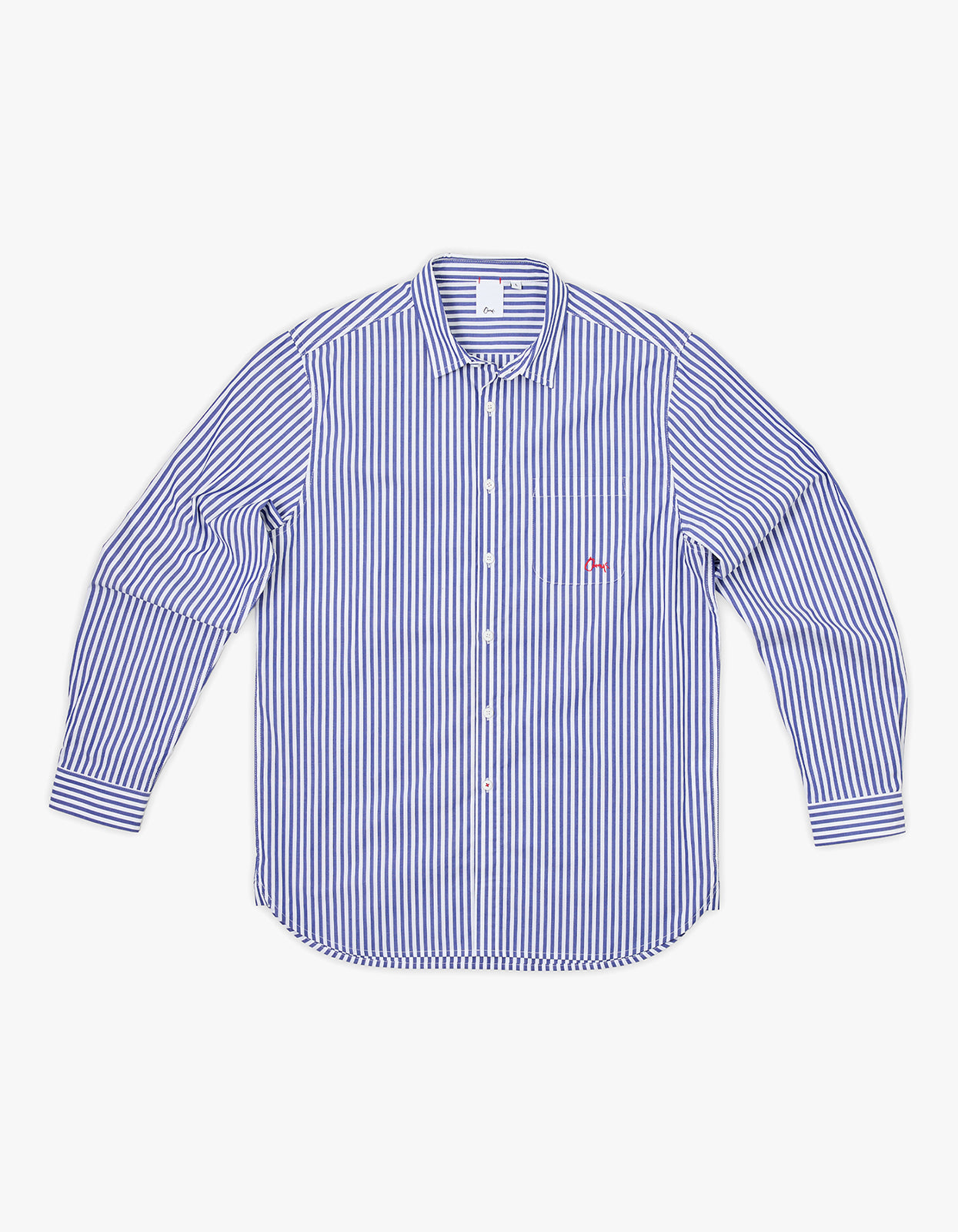 Market Shirt Thick Stripe - Blue/White/Red