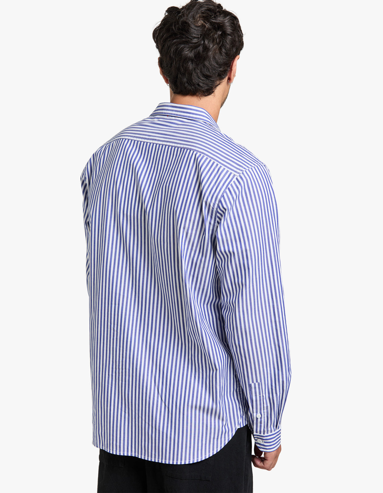 Market Shirt Thick Stripe - Blue/White/Red