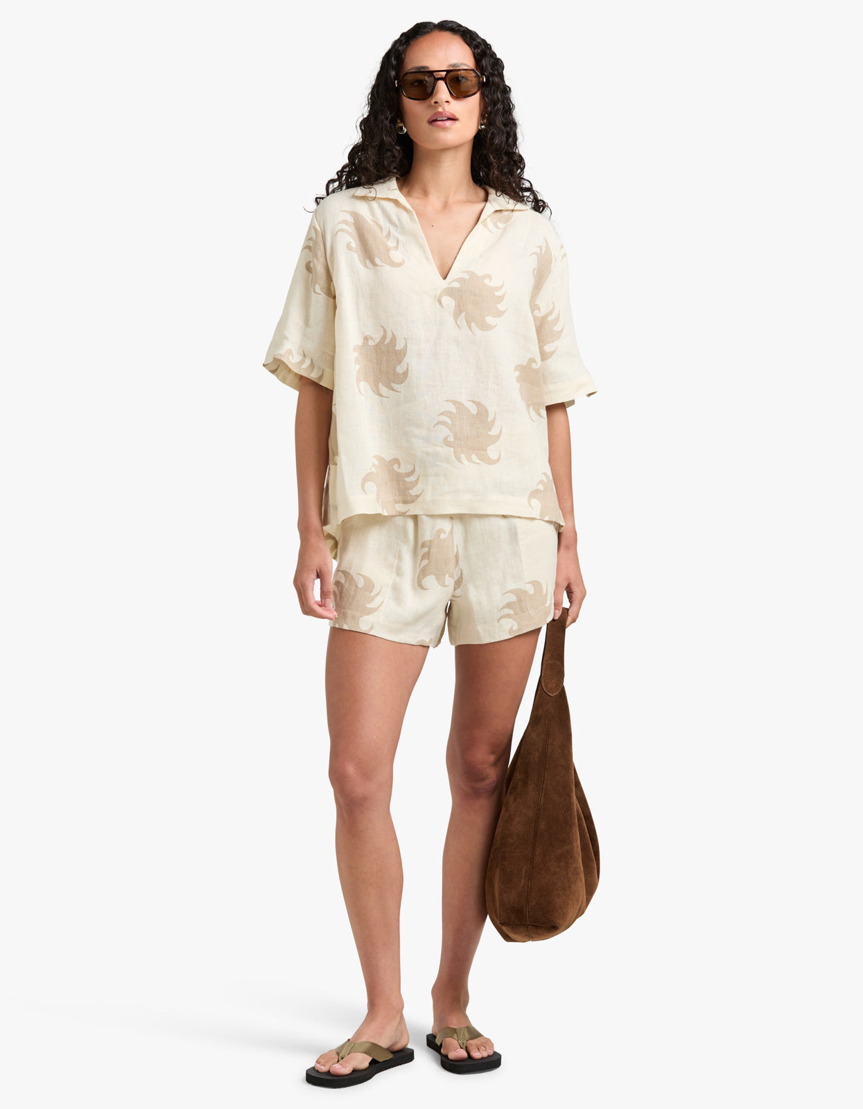 Hazel Ember Jaffa Linen Shirt - Hazel