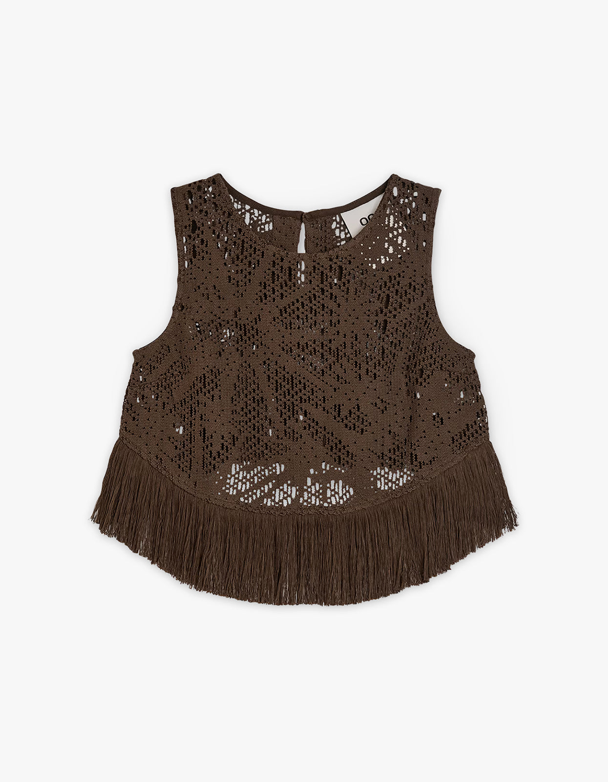 Astrea Aurora Crochet Top - Brown