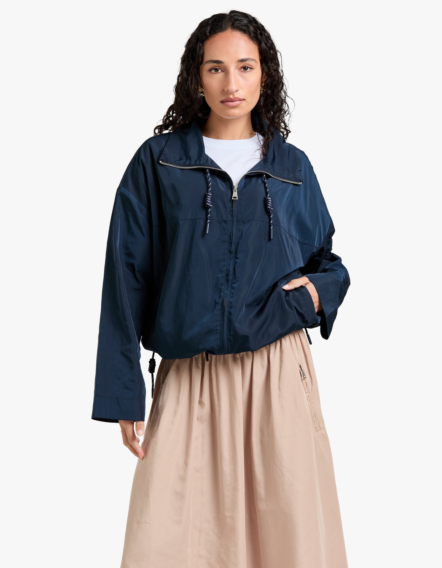 Adela Windbreaker - Navy