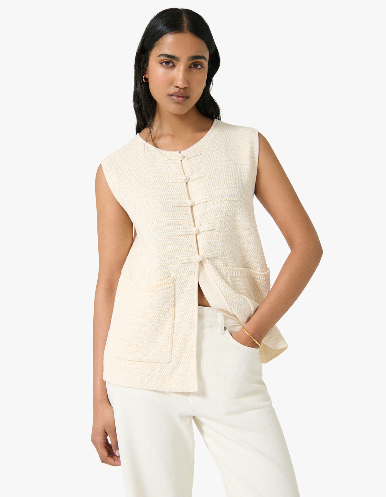 Odelia Gilet - Ivory