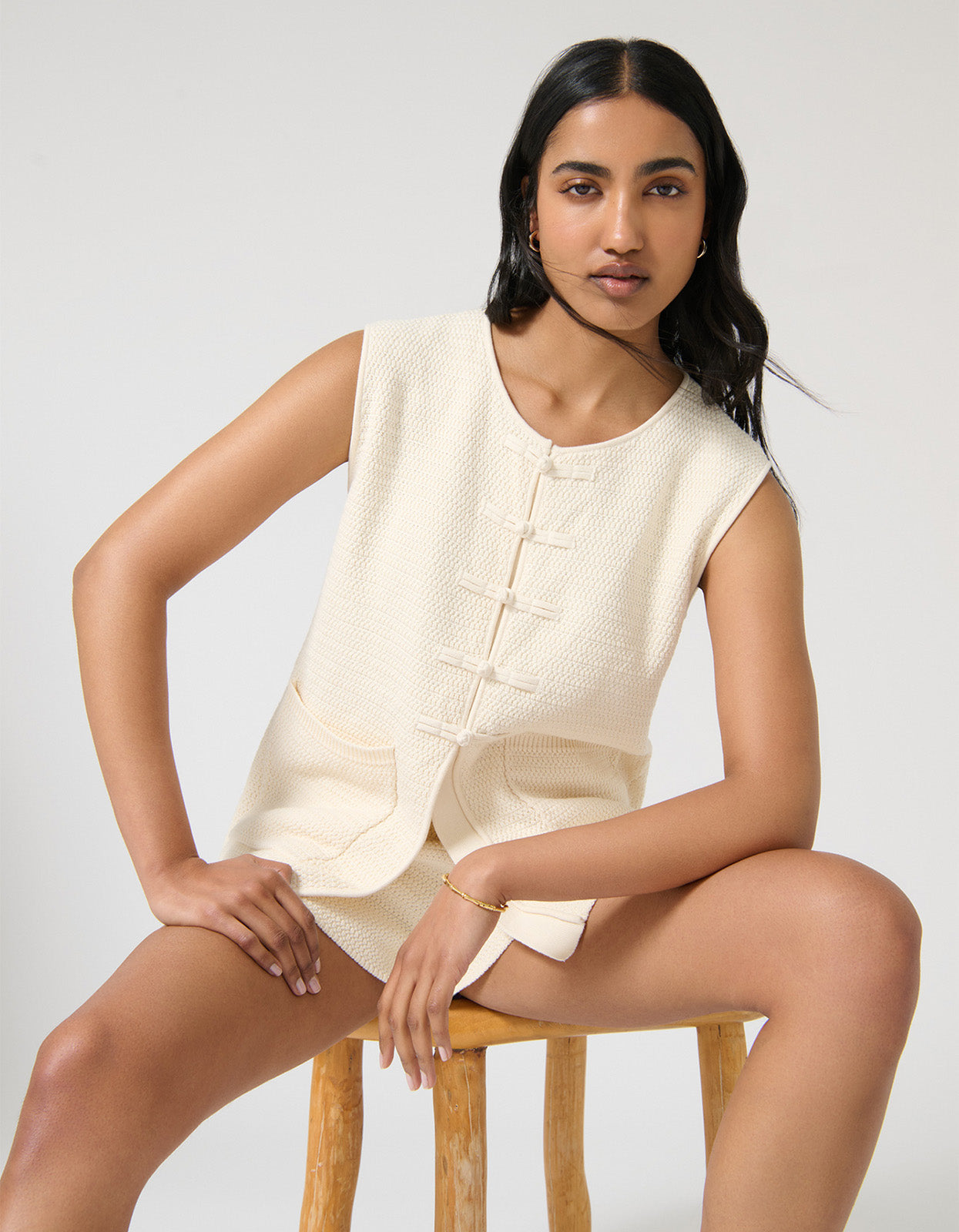 Odelia Gilet - Ivory