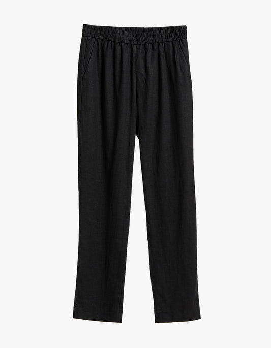 Davis Linen Pant - Black