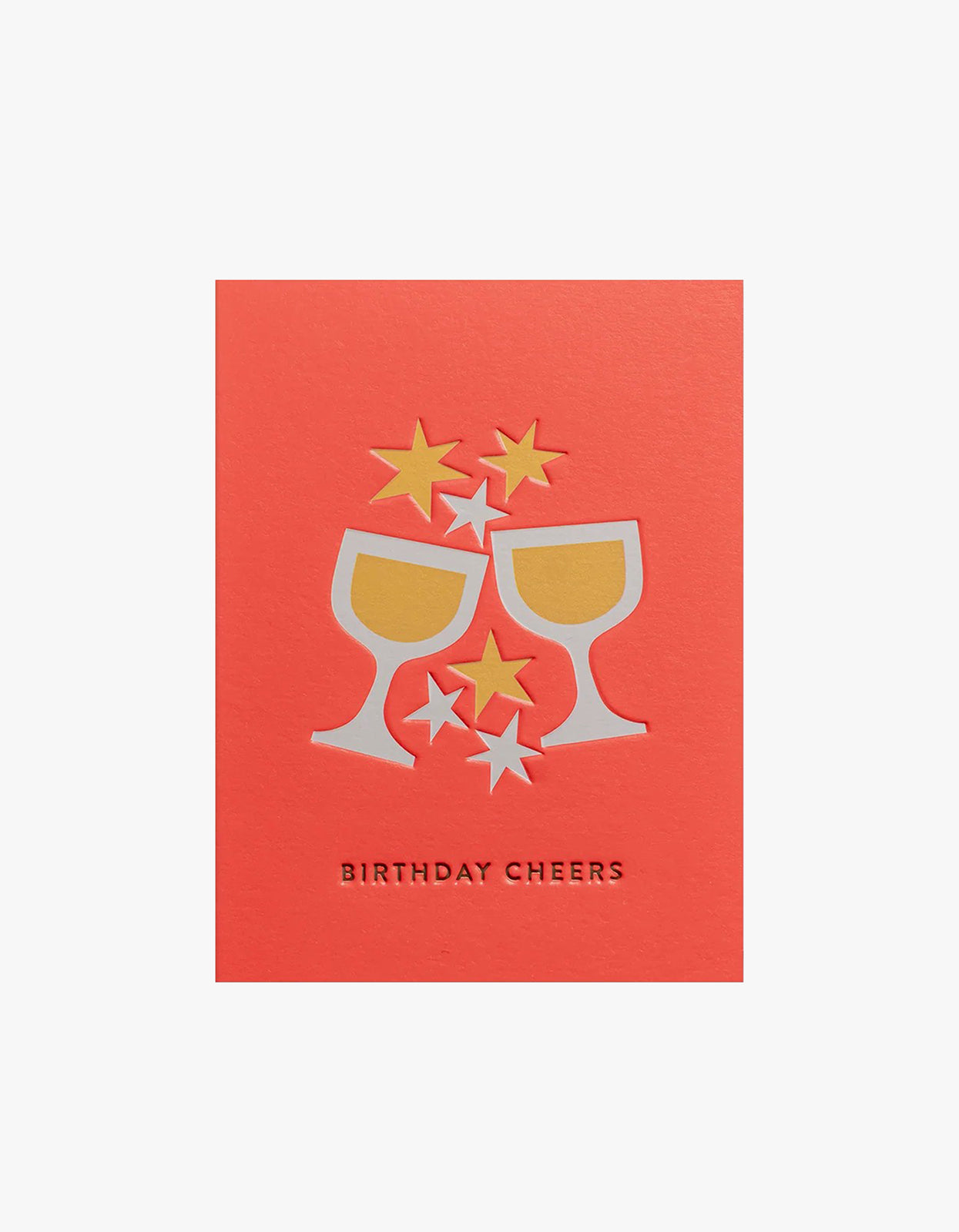 Birthday Cheers Card - Red