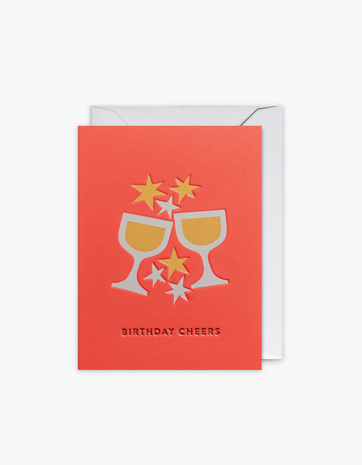 Birthday Cheers Card - Red