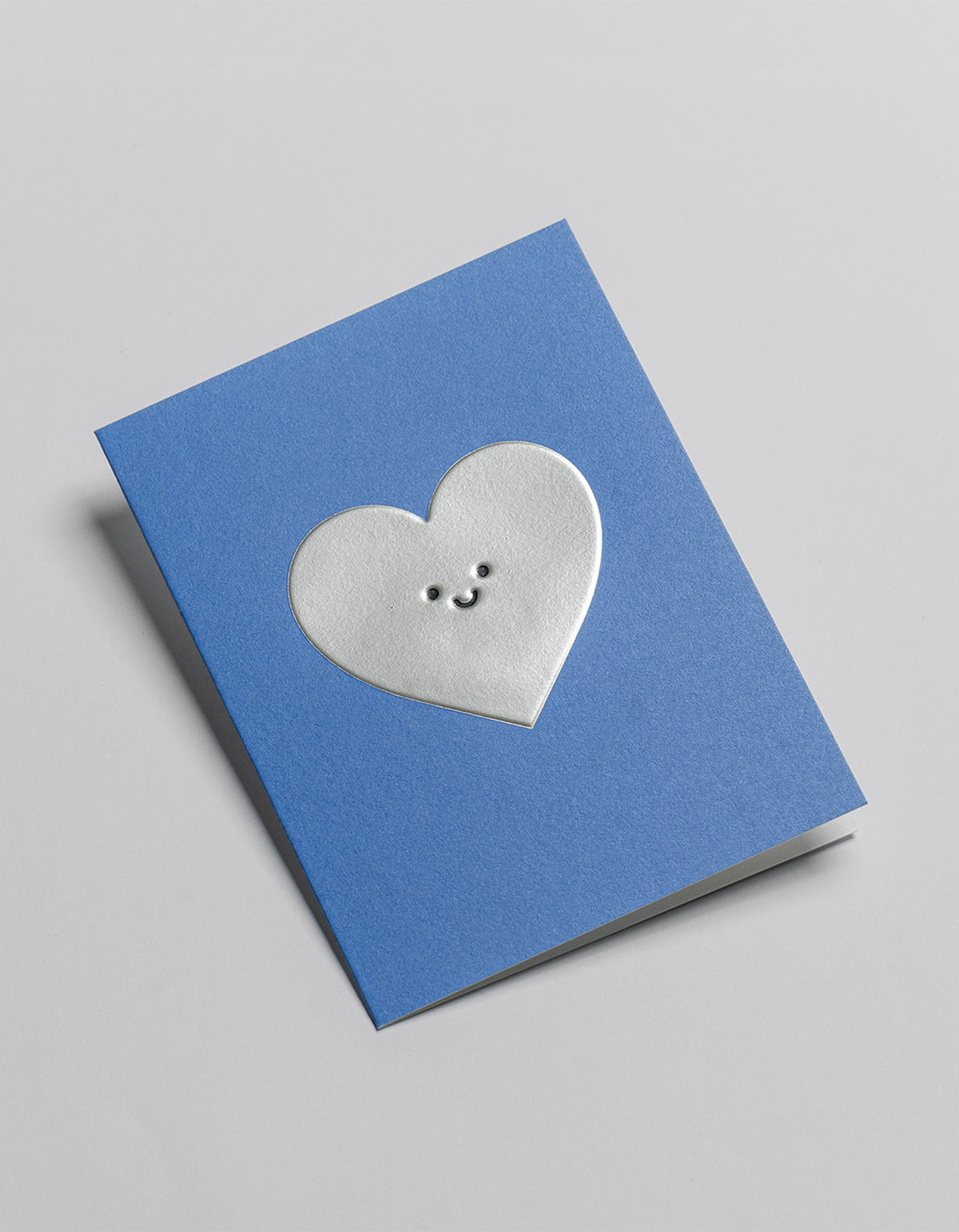 Love Heart Card - Blue