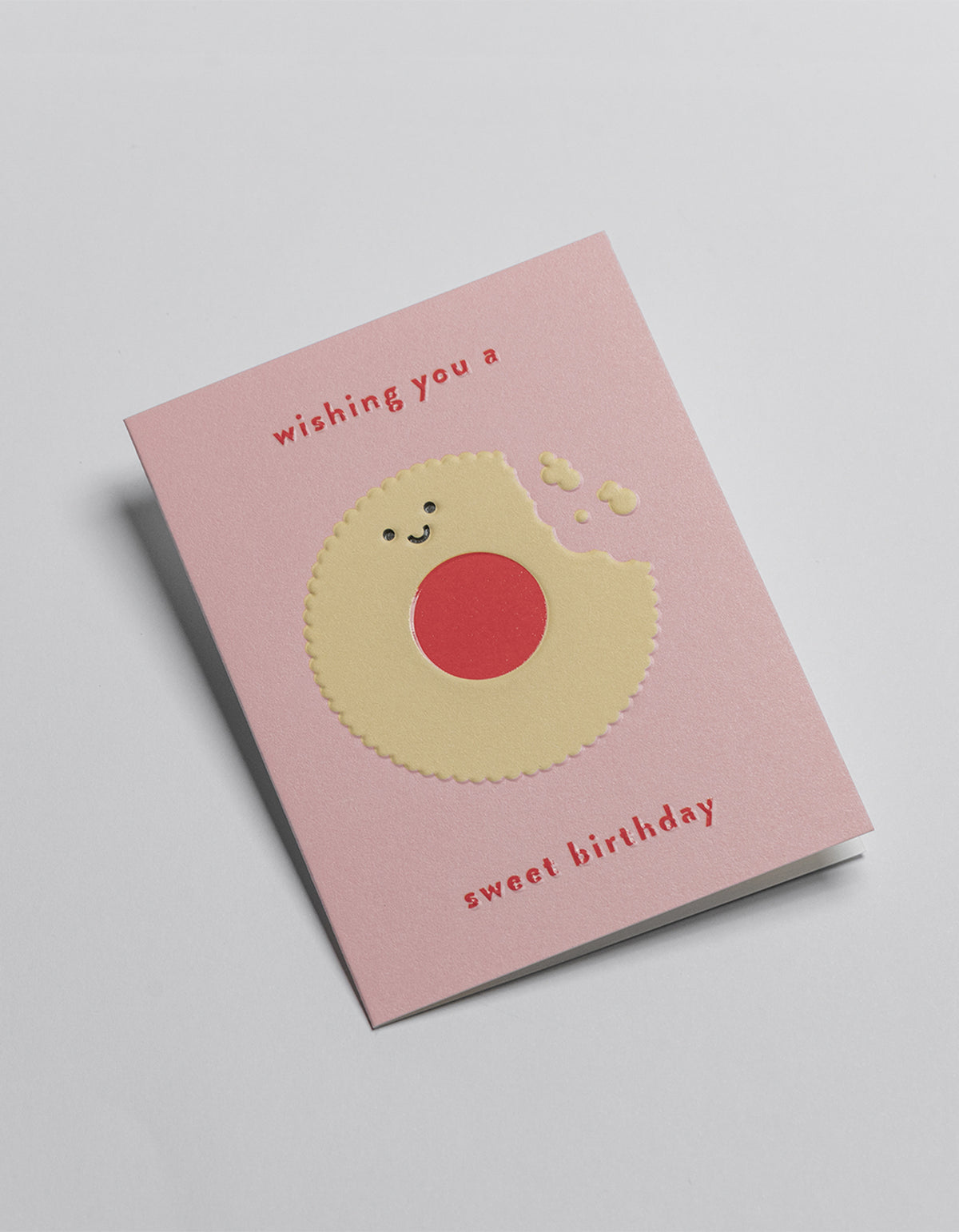 Wishing You A Sweet Birthday Card - Pink
