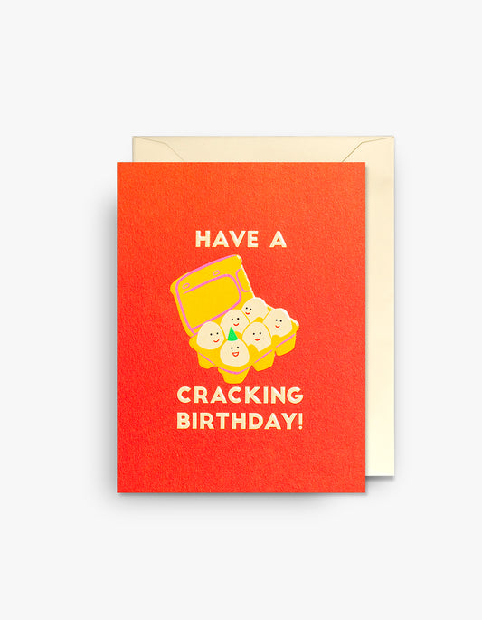 Have A Cracking Birthday Card - Red