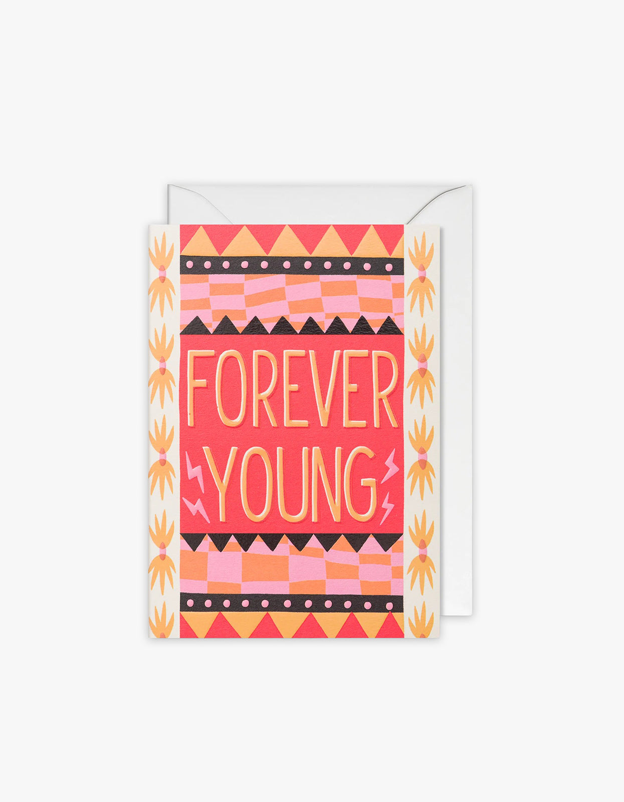 Forever Young Card - Pink