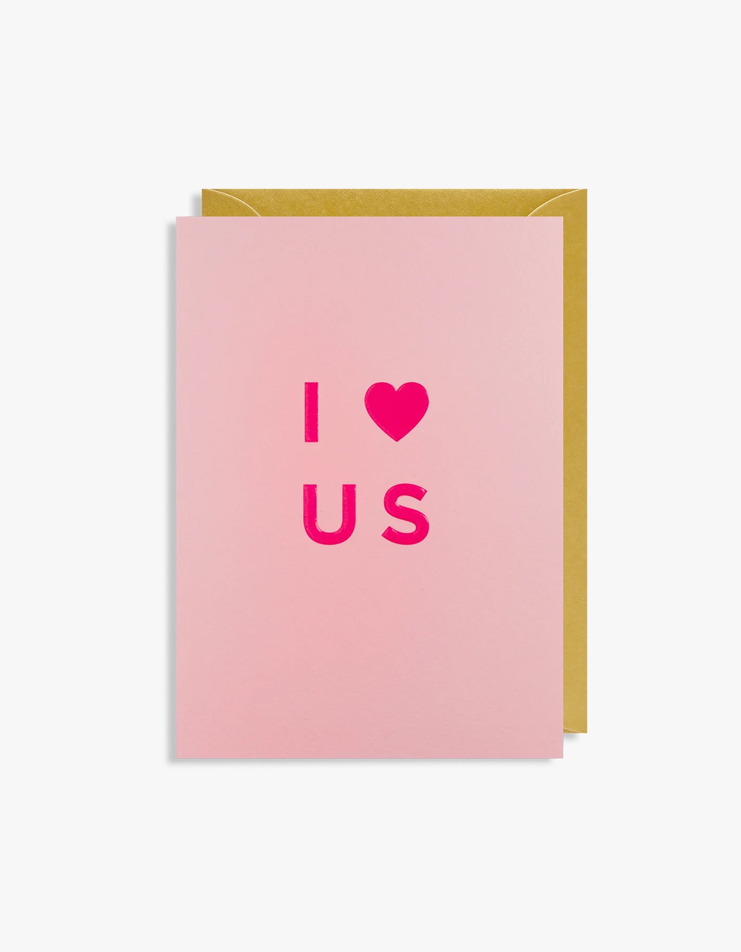 I Love Us Card