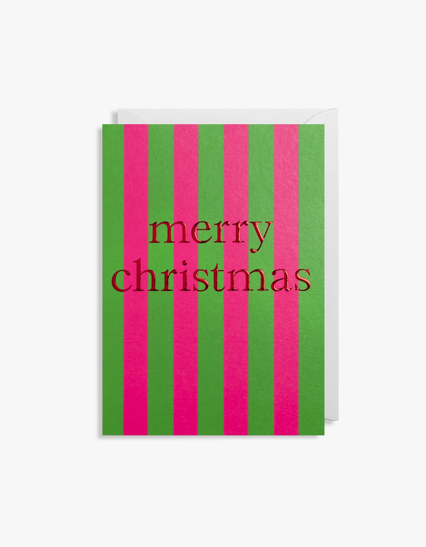 Merry Christmas Stripe - Red/Green