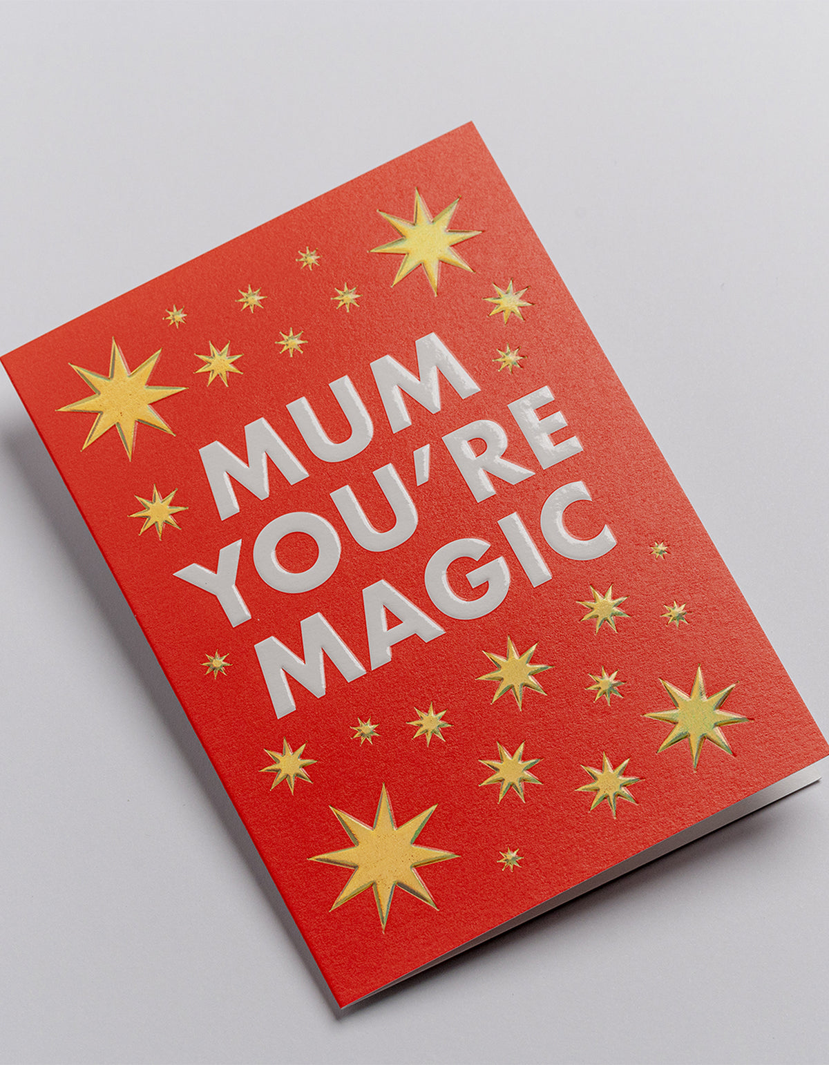 Mum You'Re Magic Card - Red