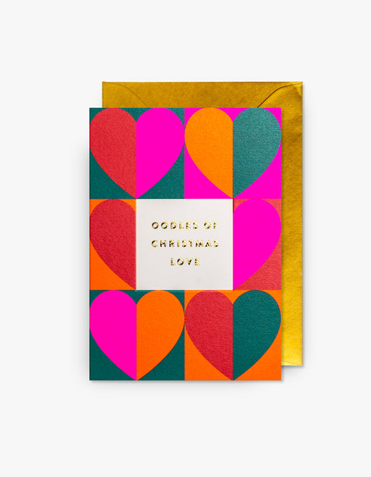 Oodles Of Christmas Love Card - Multi