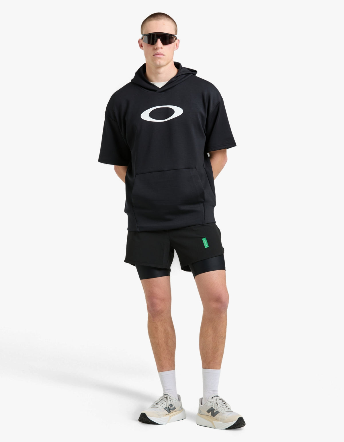 Enhance QD Fleece S/S Hoody 5.0 - Pitch Black