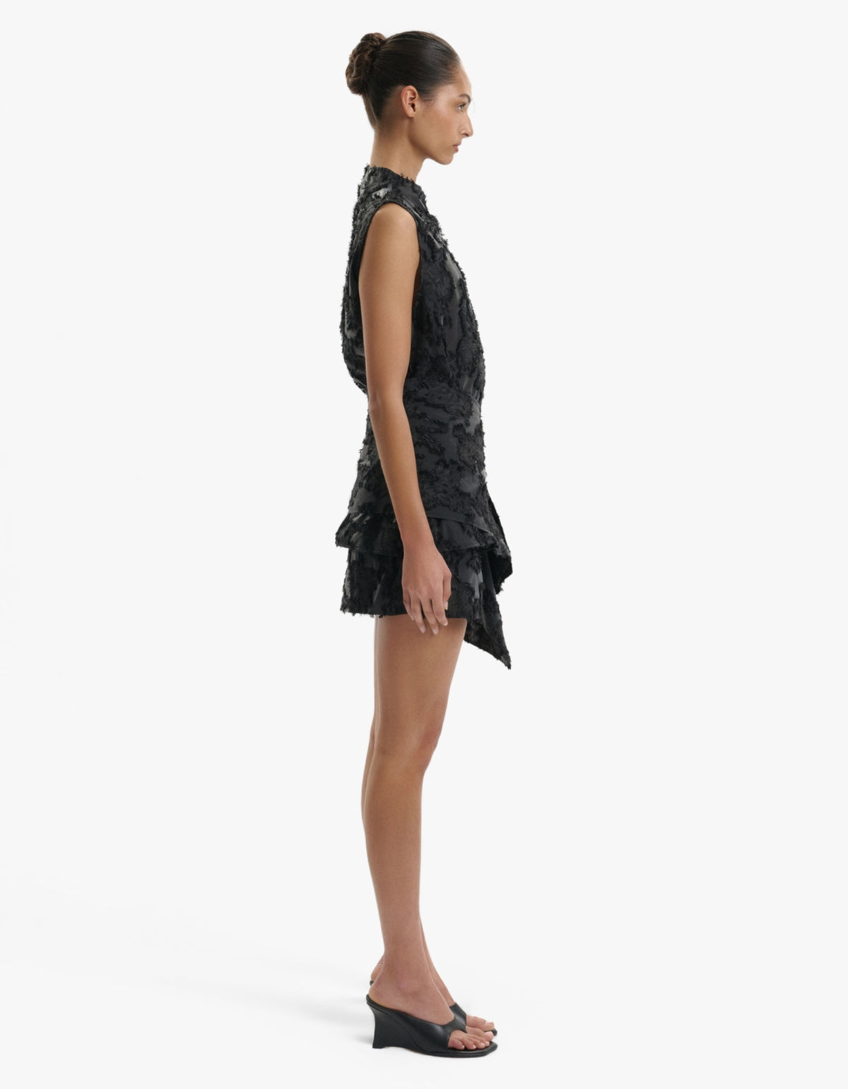 Heather Top - Black