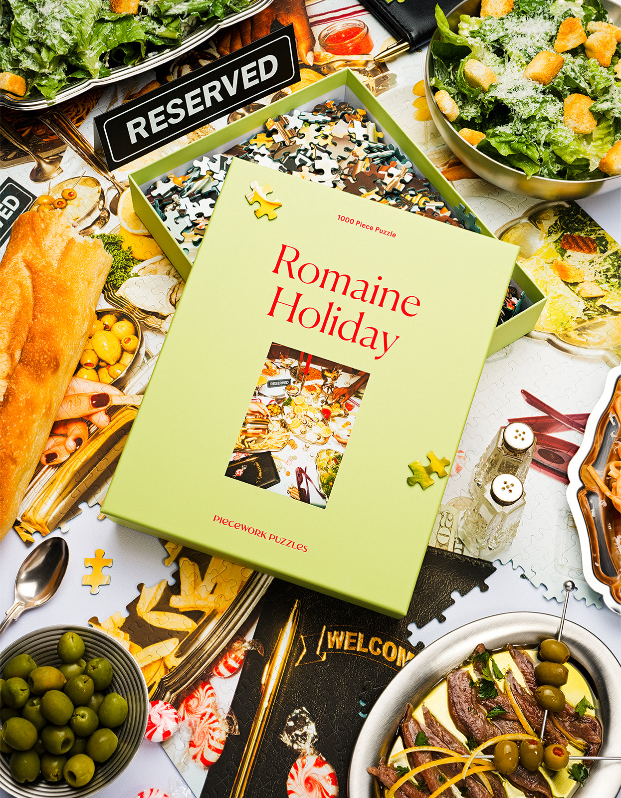 Romaine Holiday 1000 Piece Puzzle - Multi