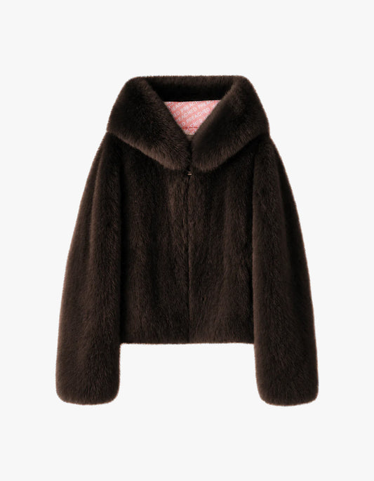 Foxy Faux Fur - Brown
