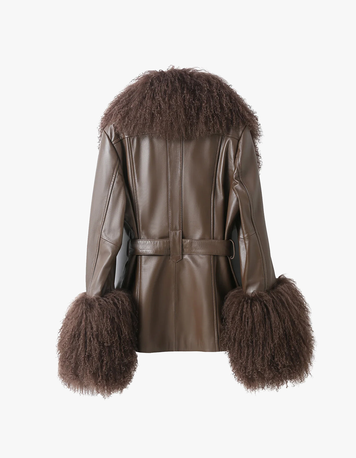 Betty Leather Jacket - Chocolate