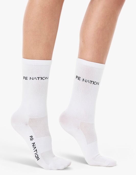 Aero Running Sock - White