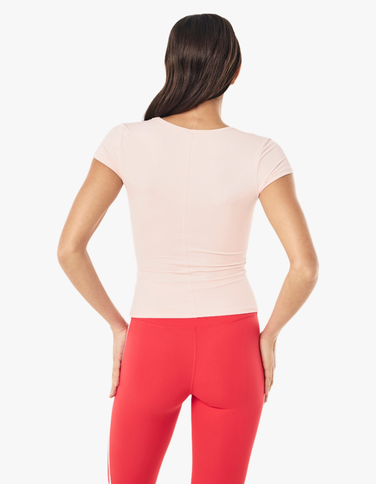 Foundation Scoop S/S Top - Soft Pink