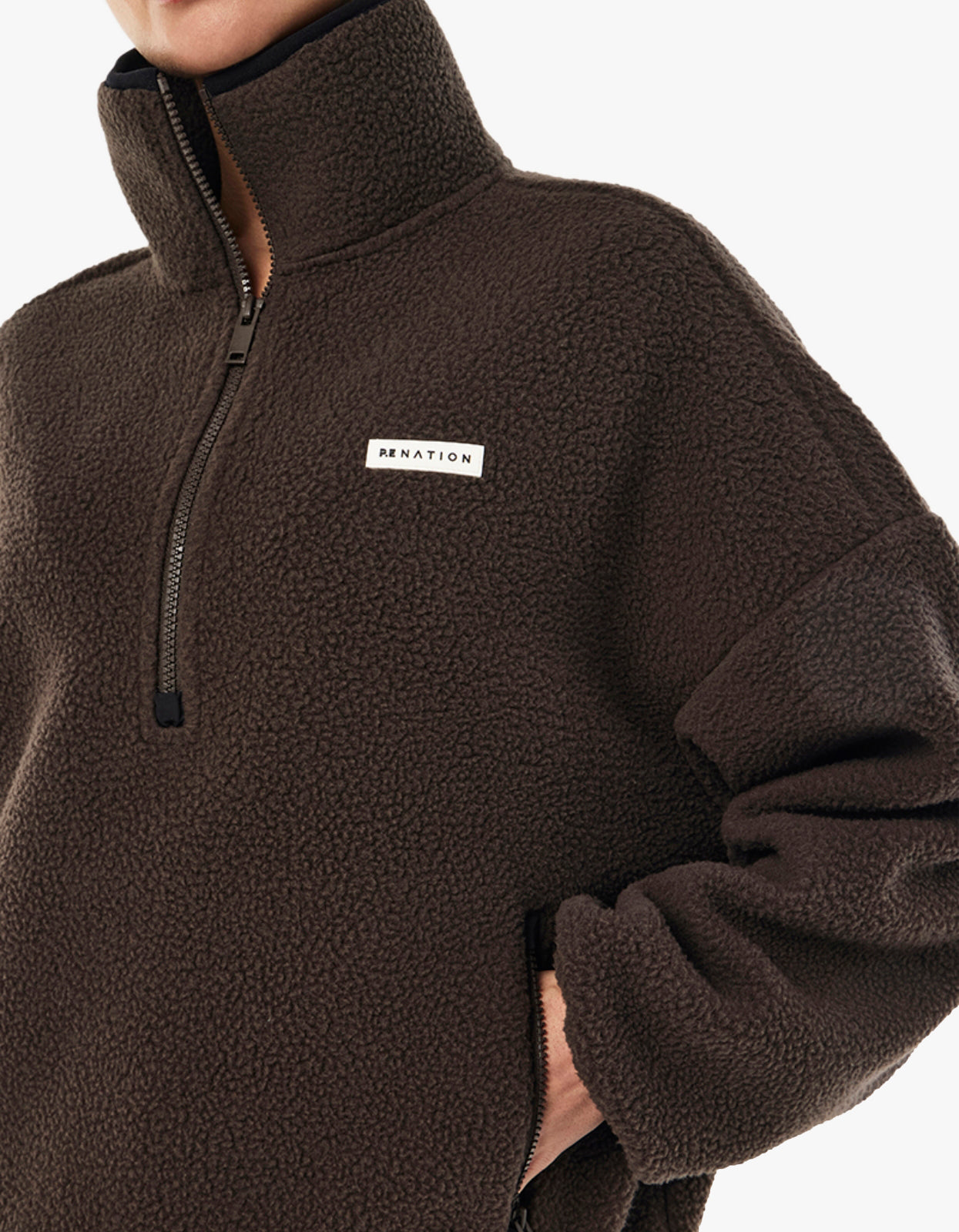 Rotate Quarter Zip - Coffee