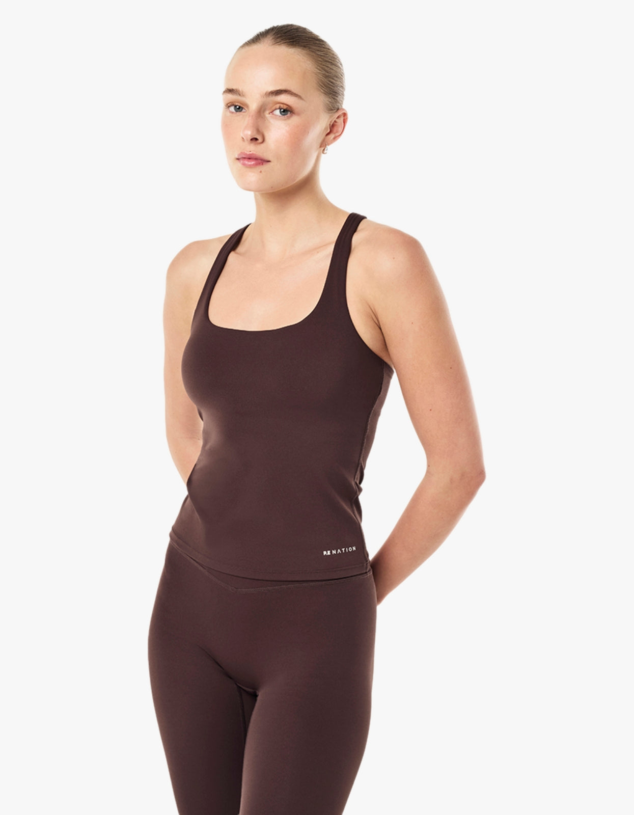 Signature Scoop Tank - Dark Plum