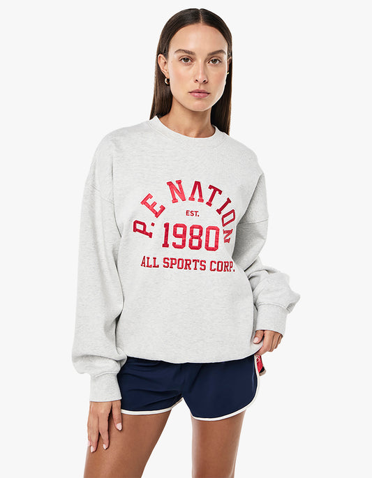 Backspin Sweat - Grey Marle