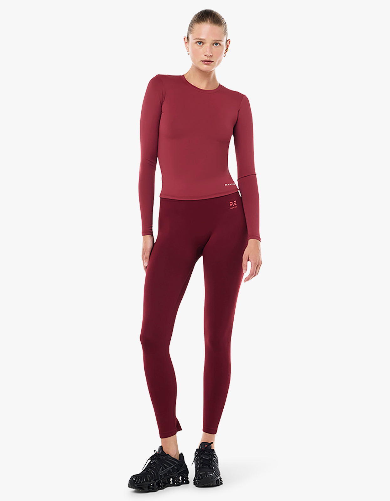 Foundation L/S Top - Cabernet