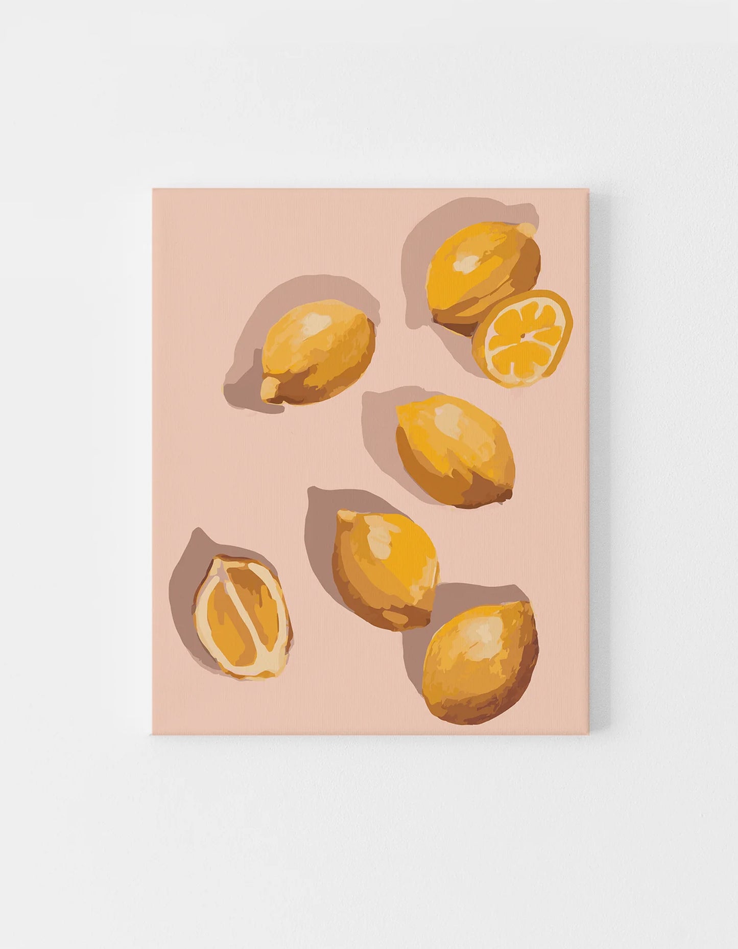 Paint By Numbers: Pastel Lemons