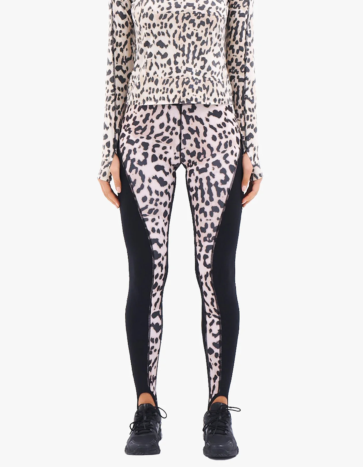 Slalom Printed Legging - Leopard Print