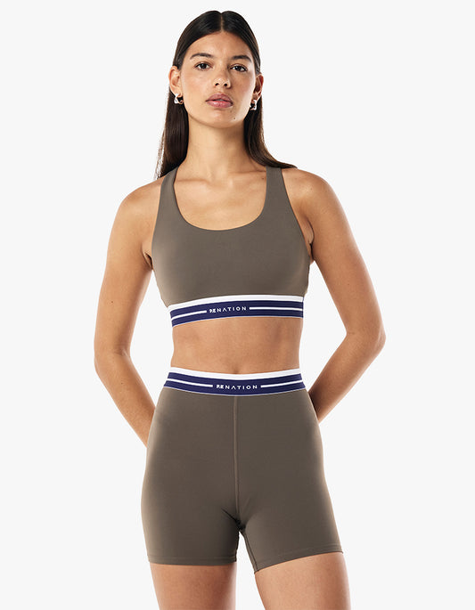 Avant Sports Bra - Major Brown