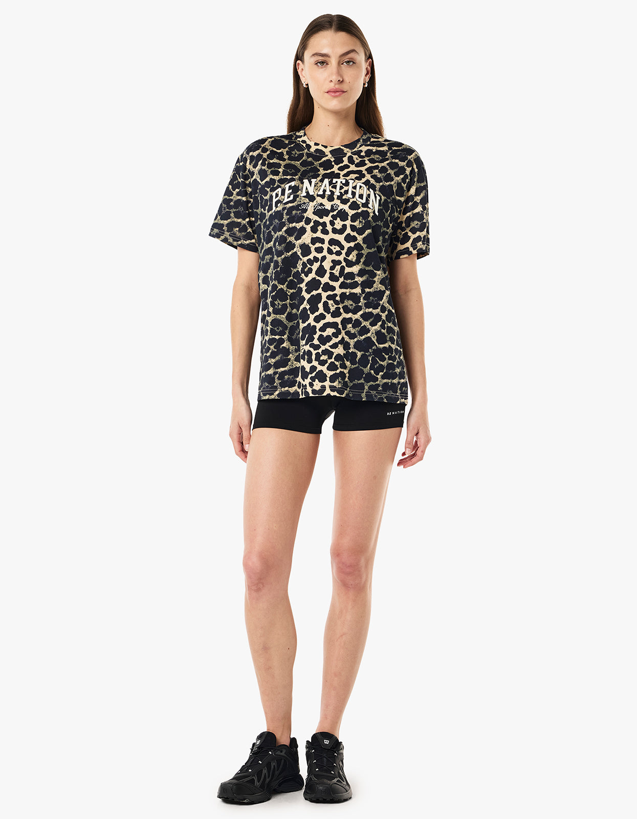 Heritage Tee - Leopard Print