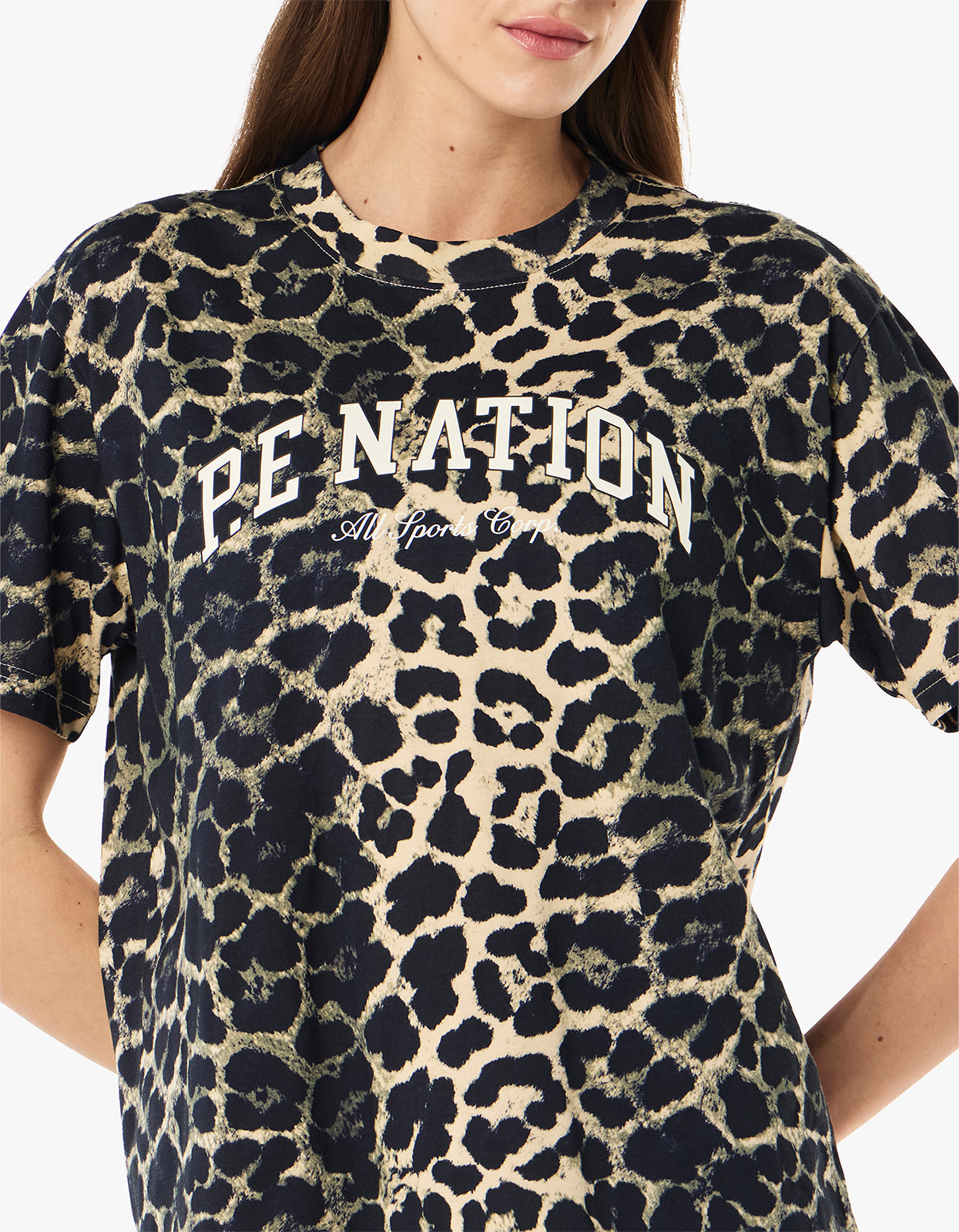 Heritage Tee - Leopard Print