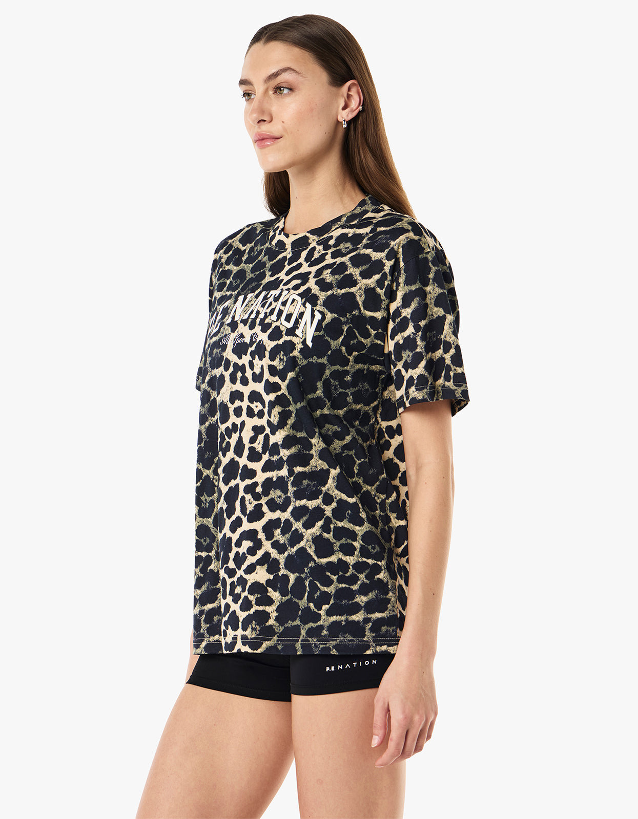 Heritage Tee - Leopard Print