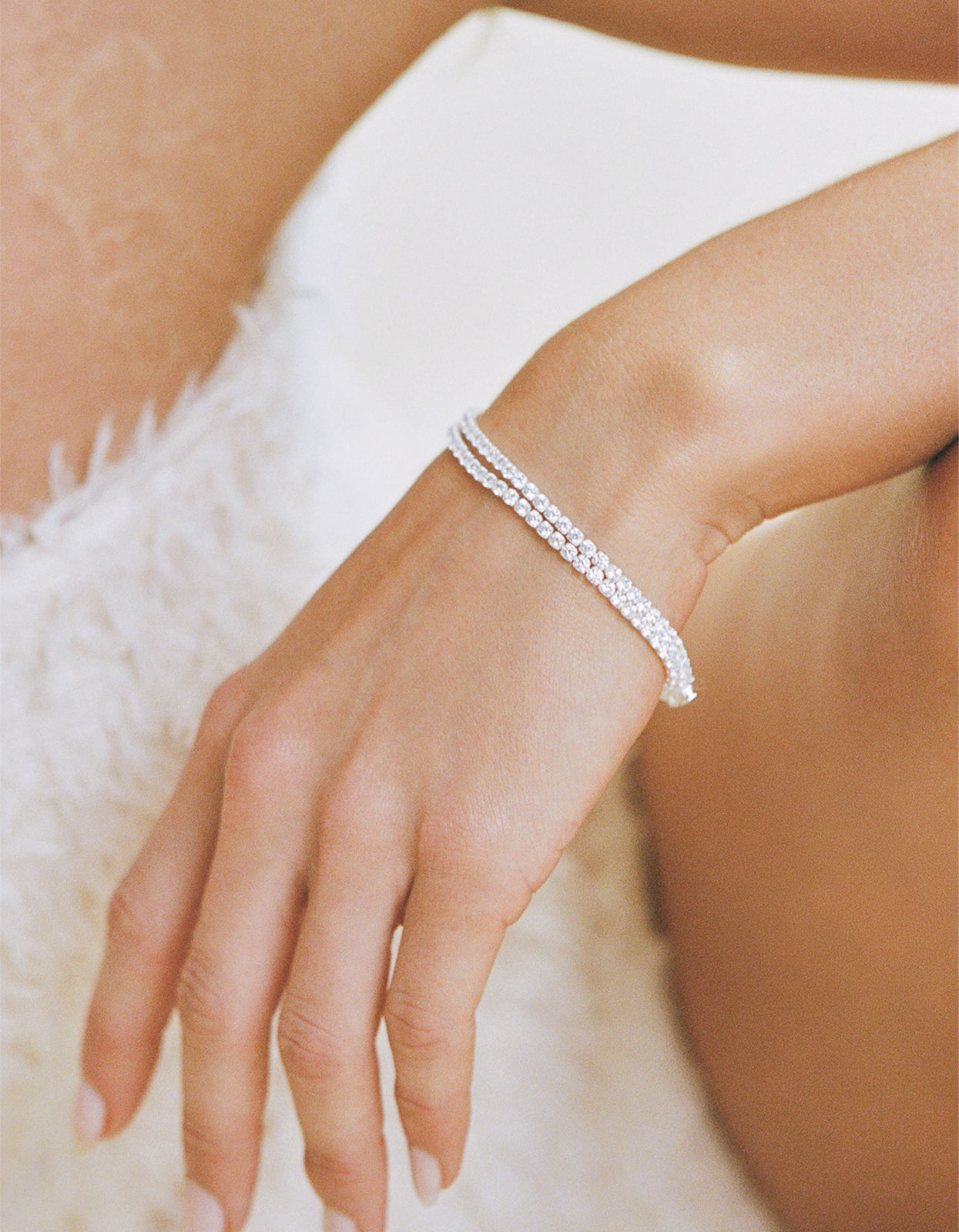Baby Celestial Bracelet - White Gold
