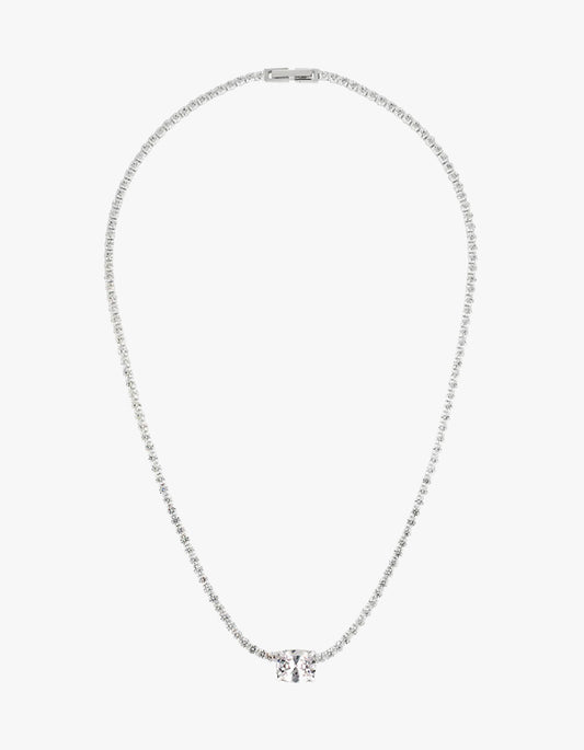 Heirloom Tennis Necklace - White Gold