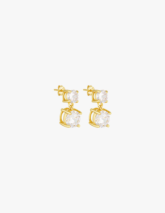 Heirloom Drop Studs - Gold