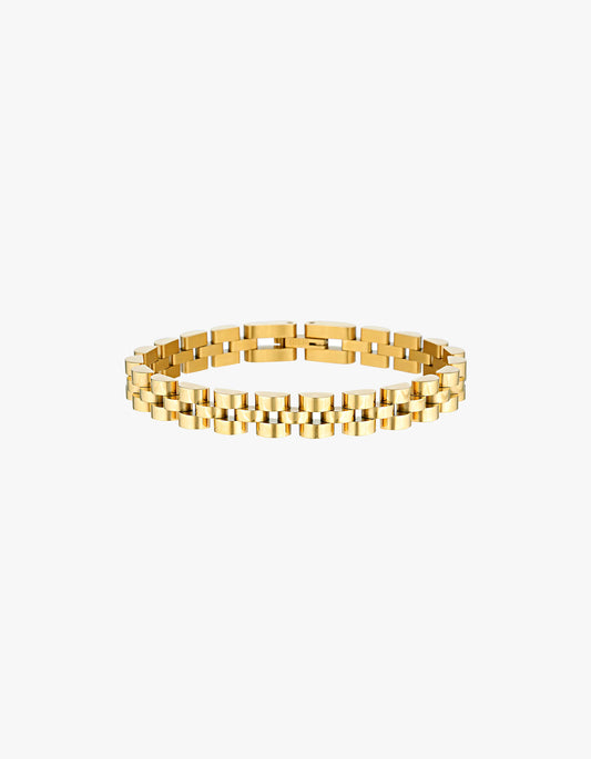 Fine Baby Link Bracelet M/L - Gold