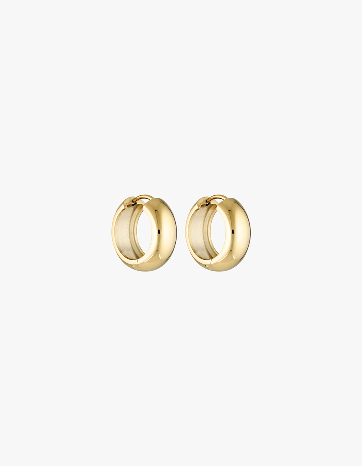 Petite Thick Huggies 18MM - 18K Gold Vermeil