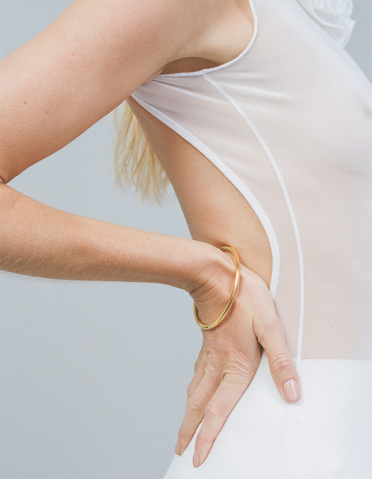 Tube Bangle - 18K Gold Vermeil
