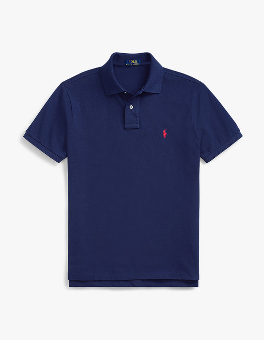 Classic Fit Mesh S/S Polo Shirt - Newport Navy