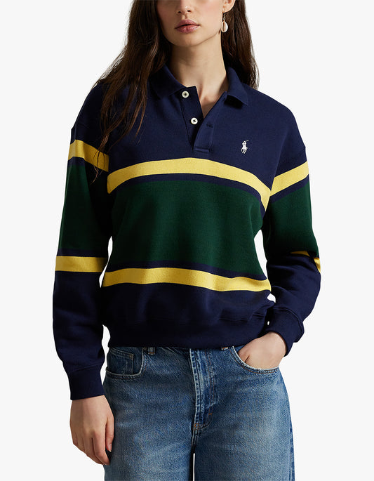 Knit Sweatshirt - Navy Multi