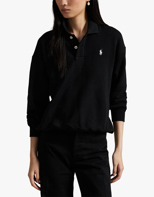 Knit Sweatshirt - Polo Black