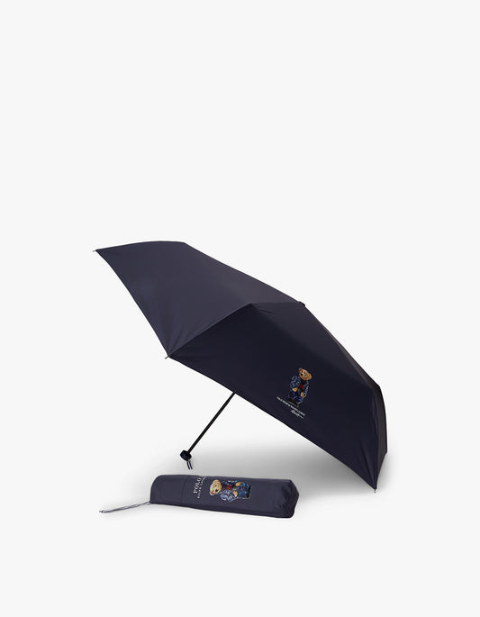 Polo Bear Folding Umbrella - Navy