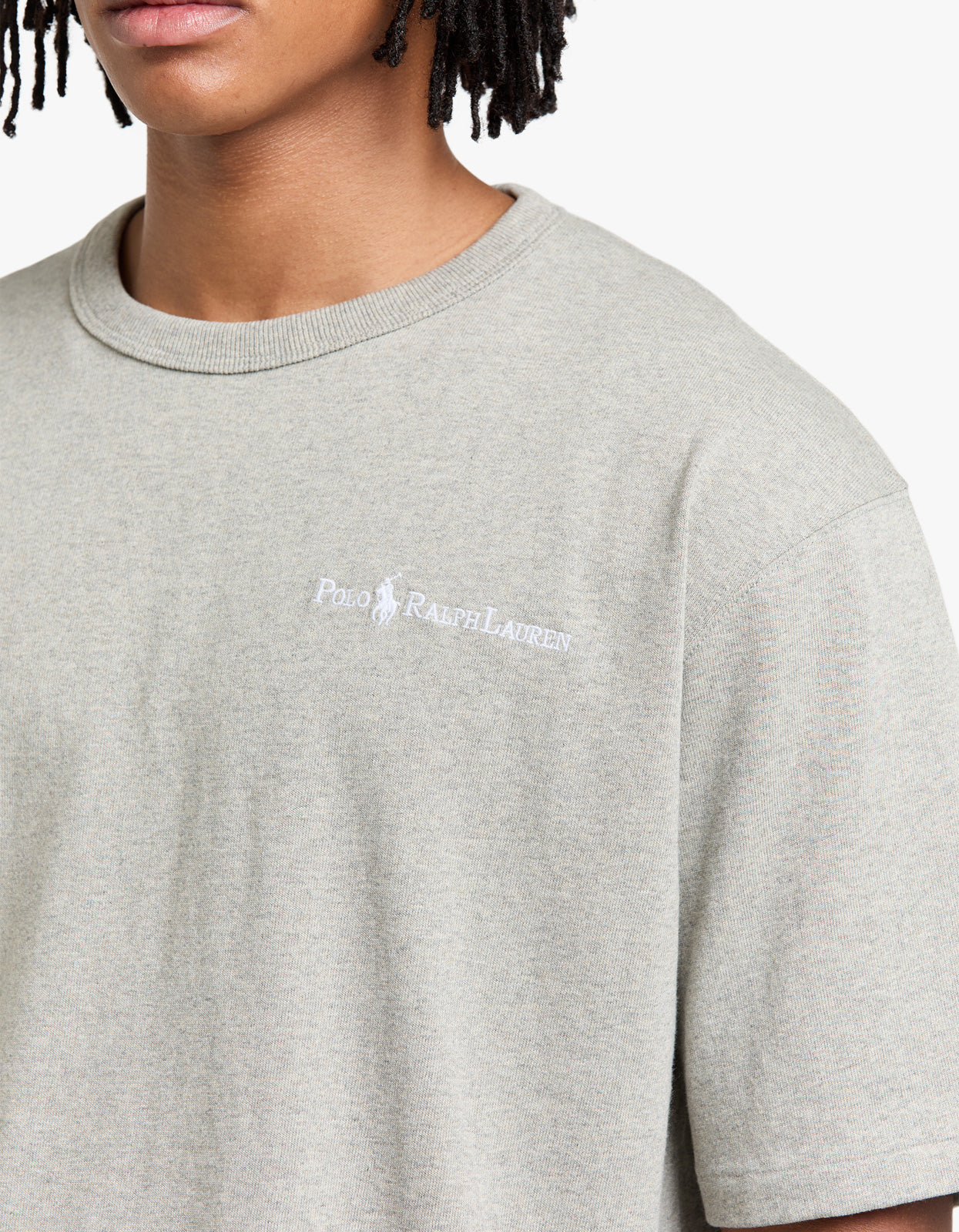 Relaxed Fit Logo Jersey T Shirt - Dark Sport Heather