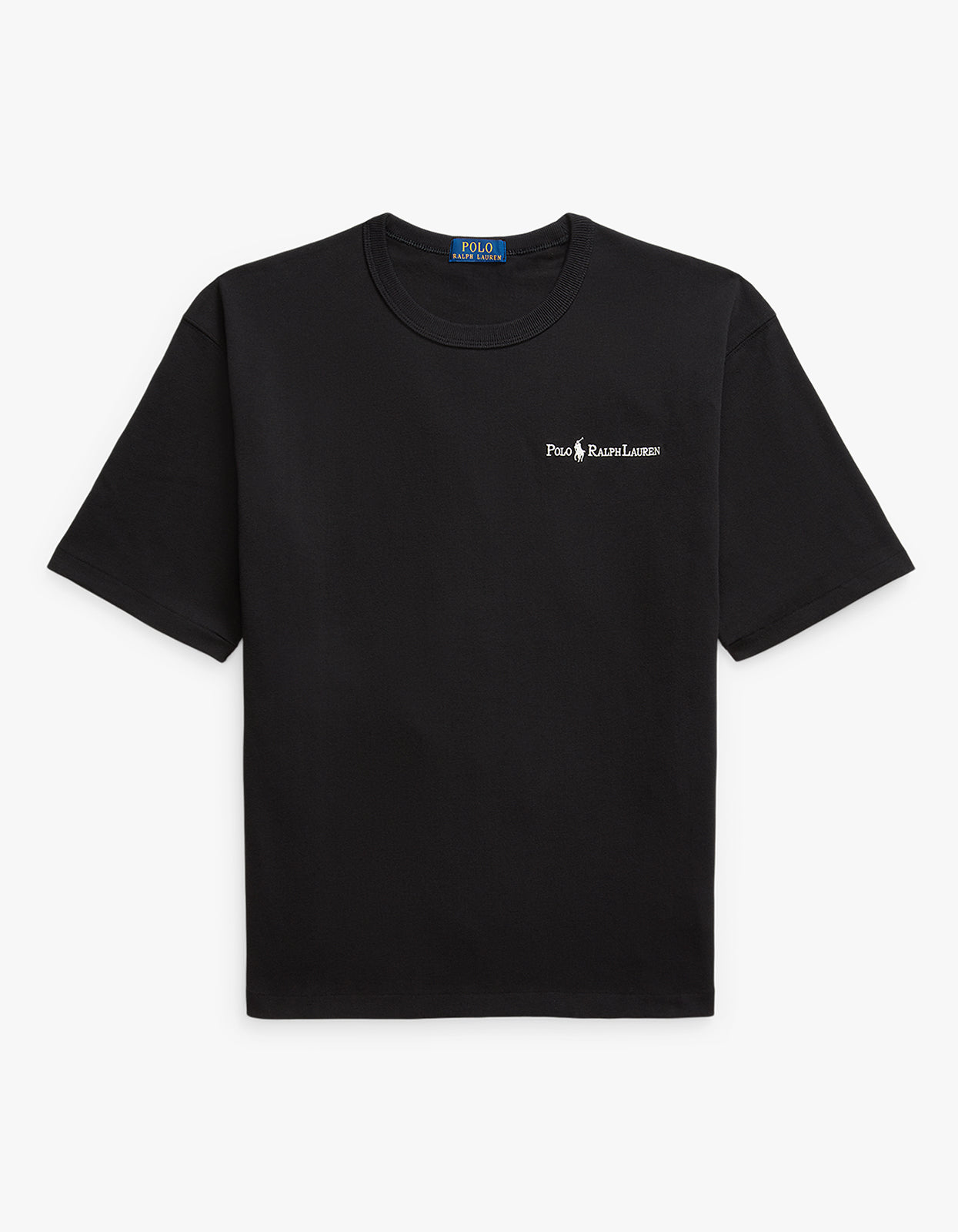Relaxed Fit Logo Jersey T Shirt - Polo Black
