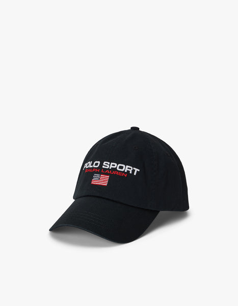 Polo Ralph Lauren - Polo Sport Twill Ball Cap - Polo Black | Superette