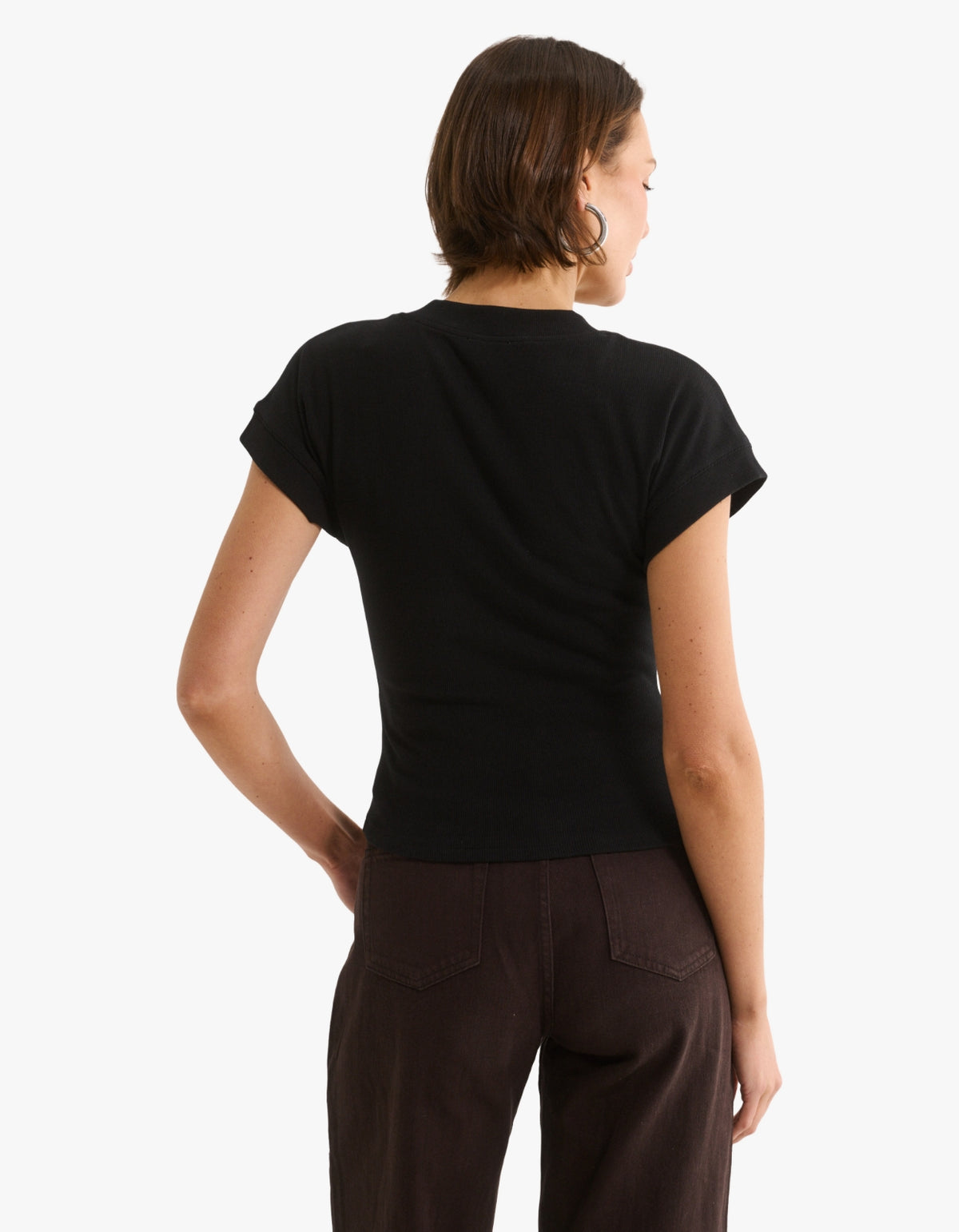 Kelly V Tee - Black