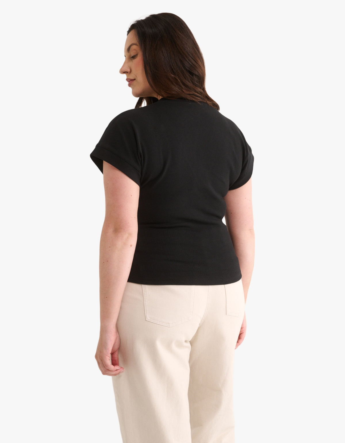Kelly V Tee - Black